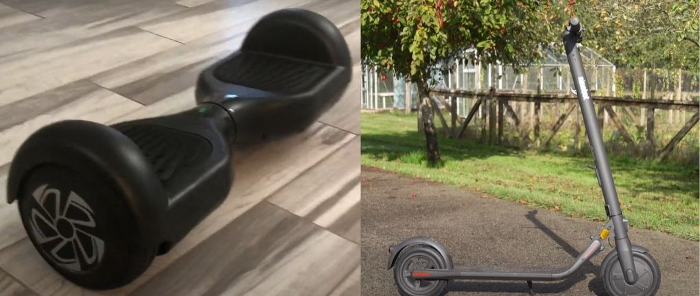 Electric Scooter vs hoverboard